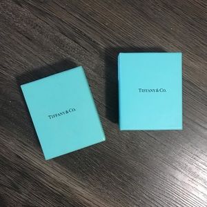 Two Tiffany & Co. boxes and pouch